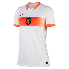 2026-27 Netherlands Women's Stadium Away Soccer Jersey White/Hyper Crimson/Black - Nike