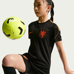 2026-27 Netherlands Youth Strike Top Black/Hyper Crimson/Hyper Crimson - Nike