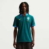 2026-27 Brazil Men's The Polo 2.0 Geode Teal/LT Photo Blue/Midwest Gold - Nike