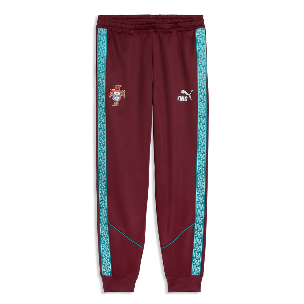 2026-27 Portugal Men's KING Anthem Pants Ruby Shimmer-Sea Glass - Puma
