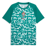 2026-27 Portugal Men's Pre-Match Soccer Jersey Green Lagoon-Ruby Shimmer - Puma