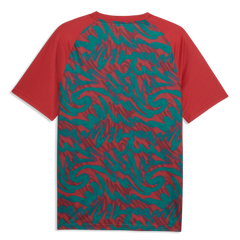 2026-27 Portugal Men's Pre-Match Soccer Jersey Club Red-Green Lagoon - Puma