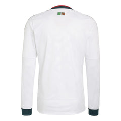 2026 Mexico Men's Stadium Away Long-Sleeve Soccer Jersey White - Adidas