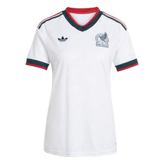 2026 Mexico Women's Stadium Away Soccer Jersey White - Adidas