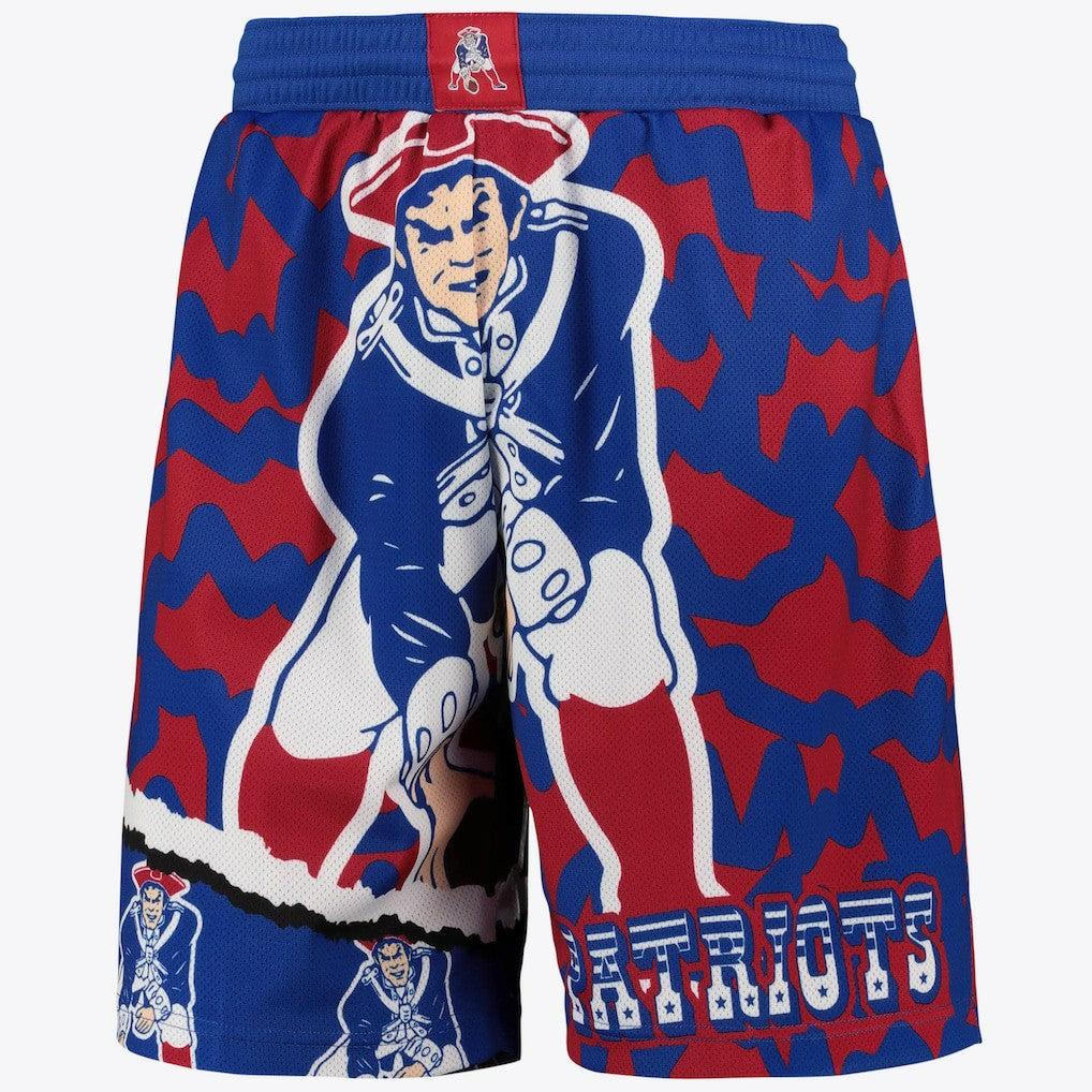 New England Patriots Mitchell & Ness Jumbrotron Sublimated Short