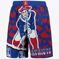 New England Patriots Mitchell & Ness Jumbrotron Sublimated Short