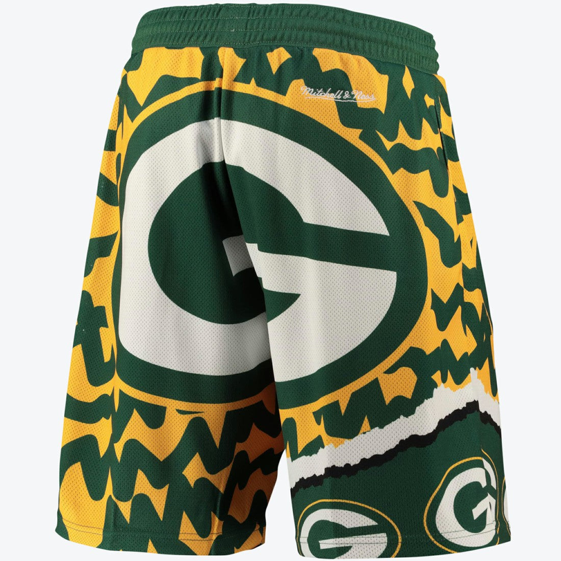 Green Bay Packers Mitchell & Ness Jumbrotron Sublimated Short