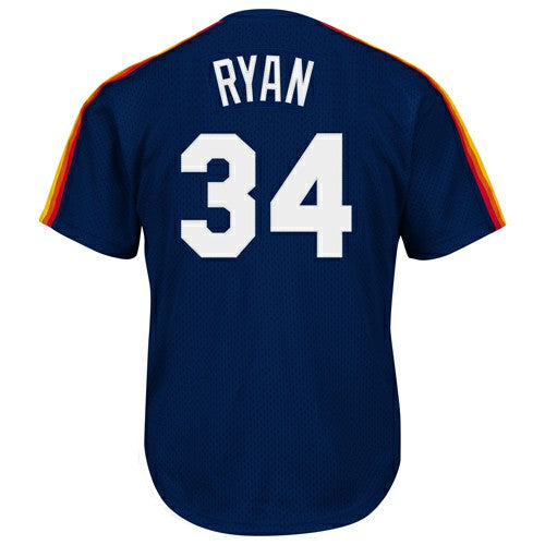 Nolan Ryan Houston Astros Mitchell & Ness Authentic Batting Practice Jersey | MLB US