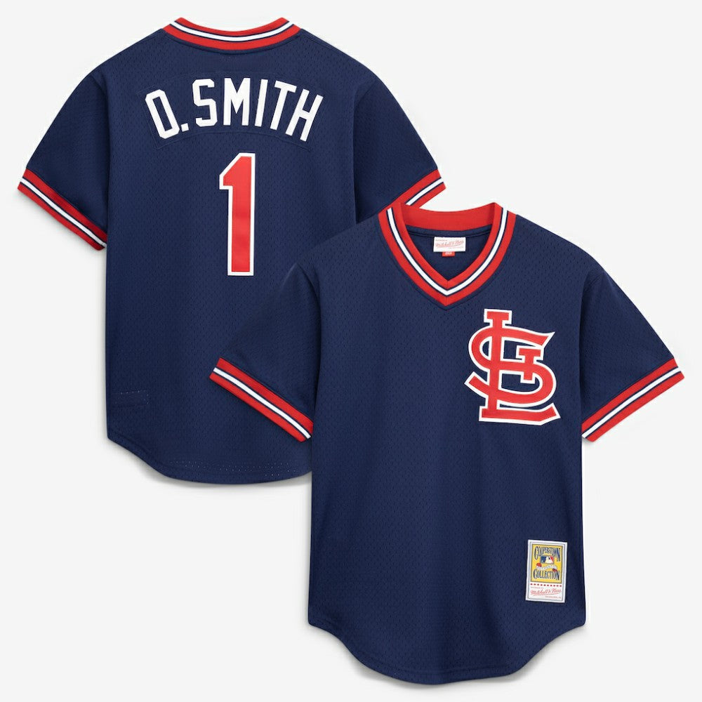 Ozzie Smith St. Louis Cardinals Mitchell & Ness Authentic Batting Practice Jersey | MLB On Sale