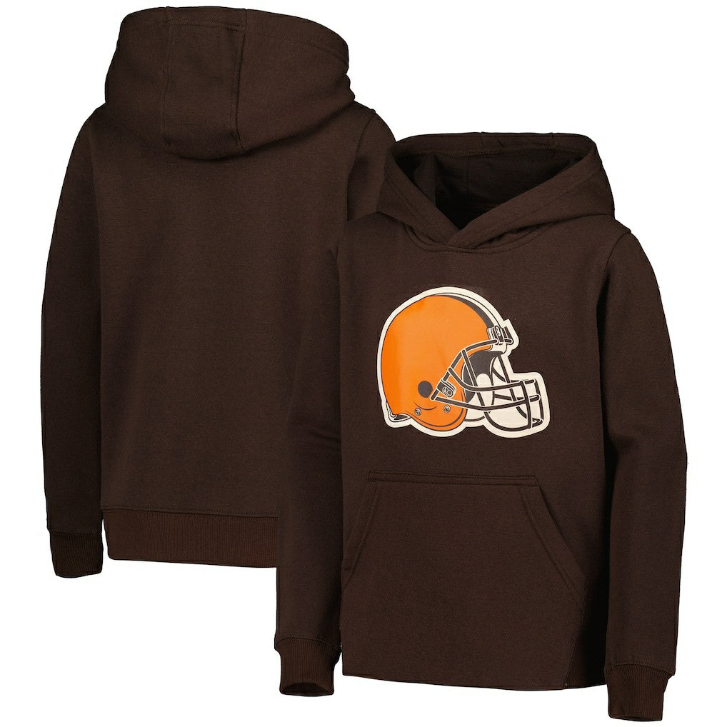 Cleveland Browns  Youth Team Logo Pullover Hoodie