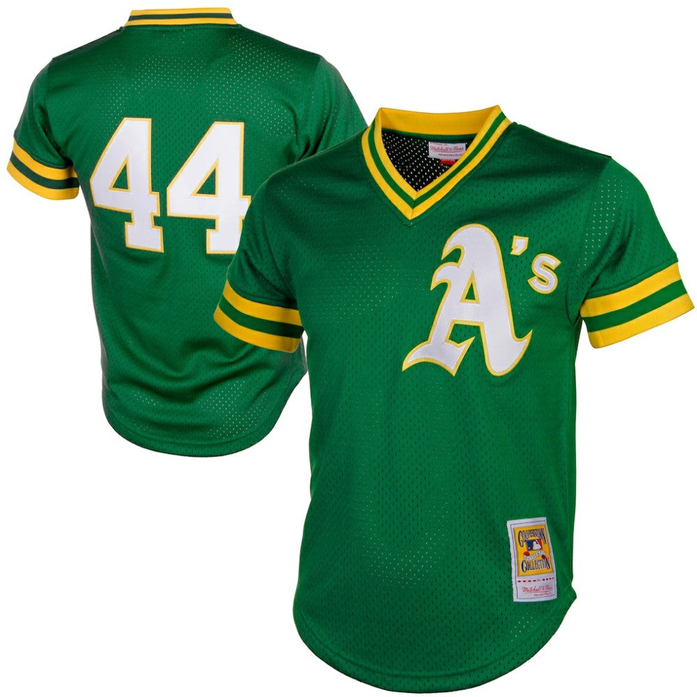 Reggie Jackson Athletics Mitchell & Ness Authentic Batting Practice Jersey | MLB US