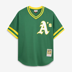 Rickey Henderson Athletics Mitchell & Ness Authentic Batting Practice Jersey | MLB Discount