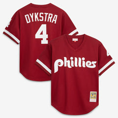Lenny Dykstra Philadelphia Phillies Mitchell & Ness Authentic Batting Practice Jersey | MLB New