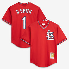 Ozzie Smith St. Louis Cardinals Mitchell & Ness Authentic Batting Practice Jersey | MLB Near me