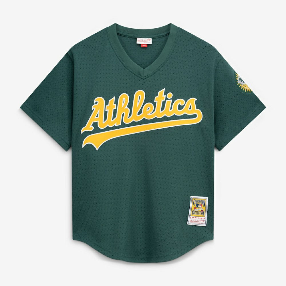 Rickey Henderson Athletics Mitchell & Ness Authentic Batting Practice Jersey | MLB New