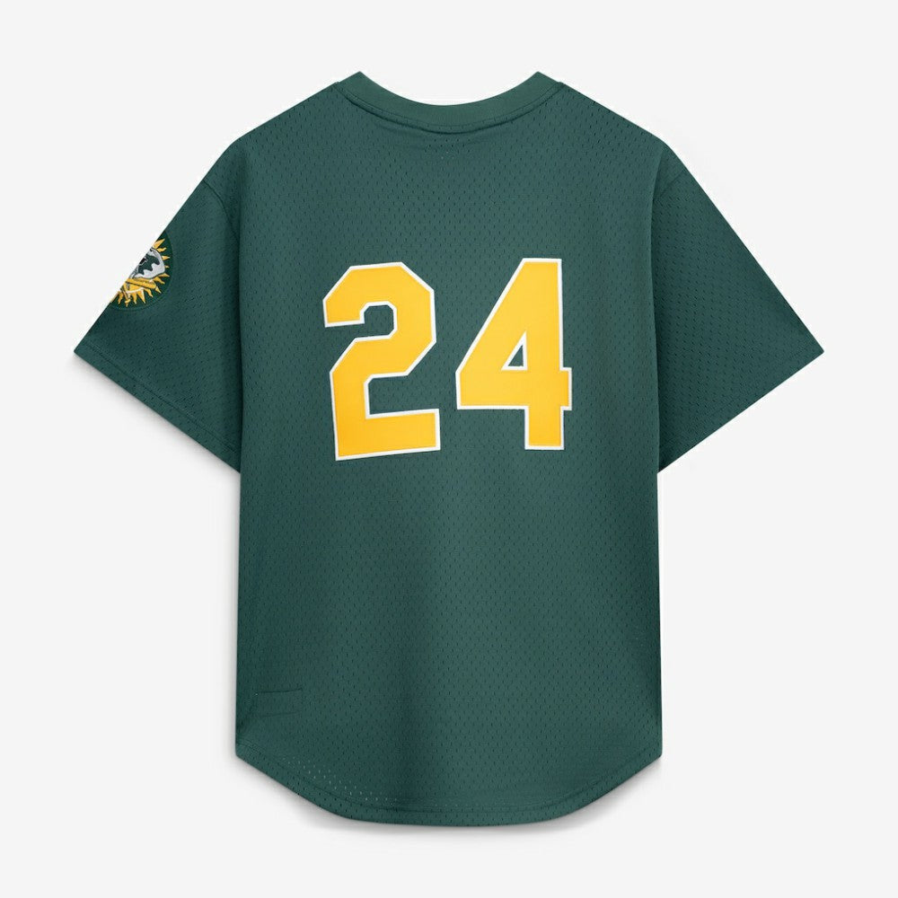 Rickey Henderson Athletics Mitchell & Ness Authentic Batting Practice Jersey | MLB New