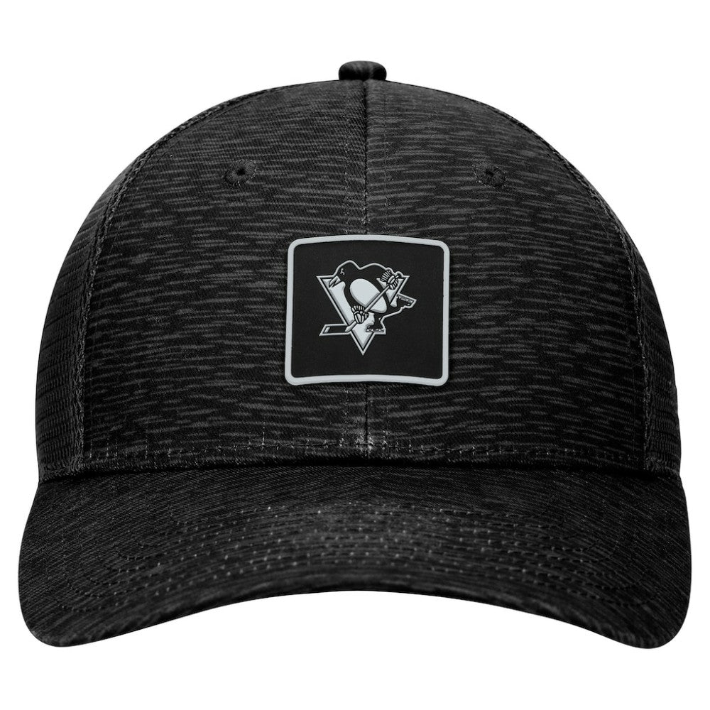 Pittsburgh Penguins Fanatics Women's Authentic Pro Road Trucker Adjustable Hat – Black Discount