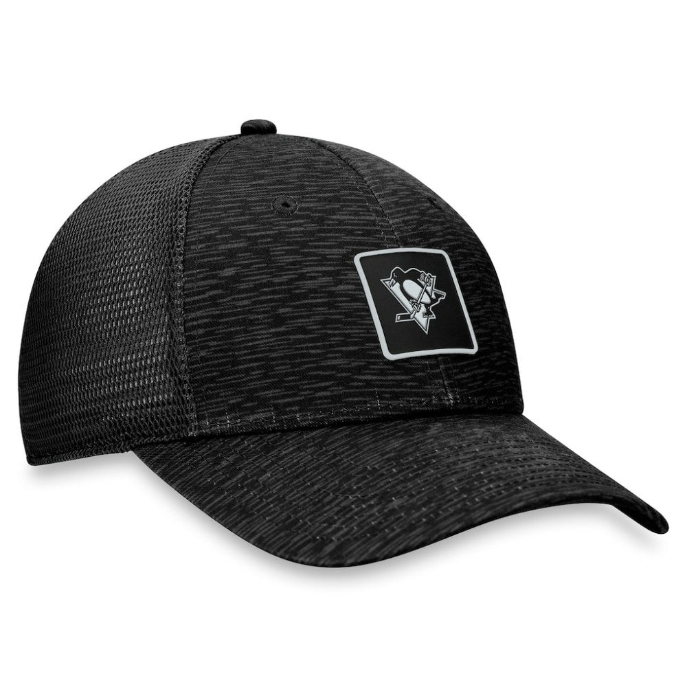 Pittsburgh Penguins Fanatics Women's Authentic Pro Road Trucker Adjustable Hat – Black Discount
