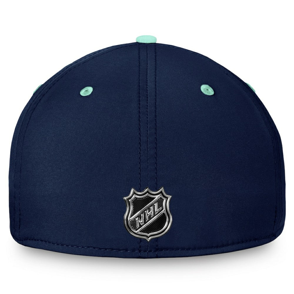 Seattle Kraken Fanatics Authentic Pro Rink Two-Tone Flex Hat – Deep Sea Blue/Light Blue Outlet