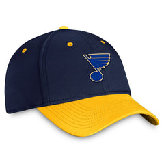St. Louis Blues Fanatics Authentic Pro Rink Two-Tone Flex Hat – Navy/Gold Discount