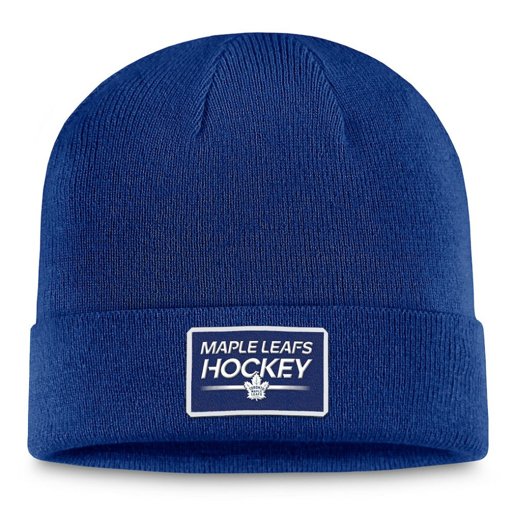 Toronto Maple Leafs Fanatics Authentic Pro Cuffed Knit Hat – Blue Online