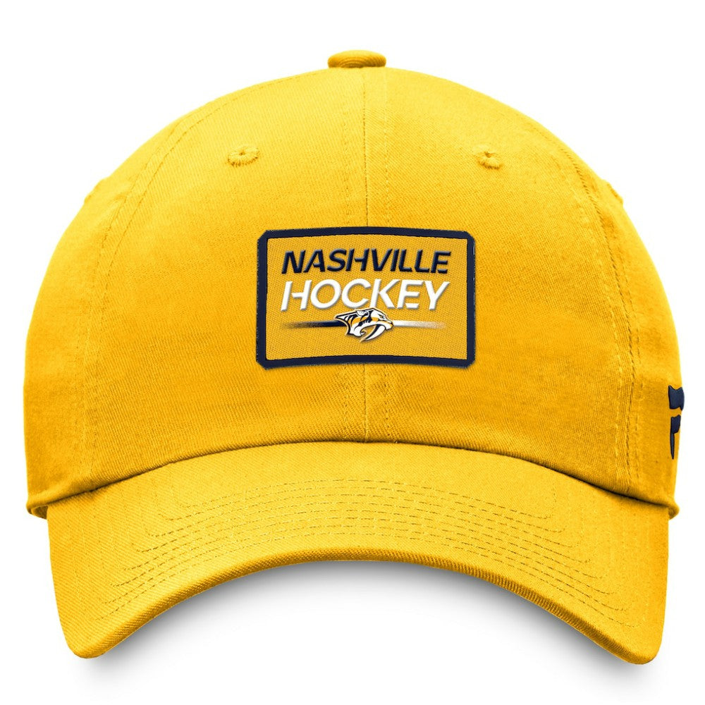 Nashville Predators Fanatics Authentic Pro Prime Adjustable Hat – Gold Outlet