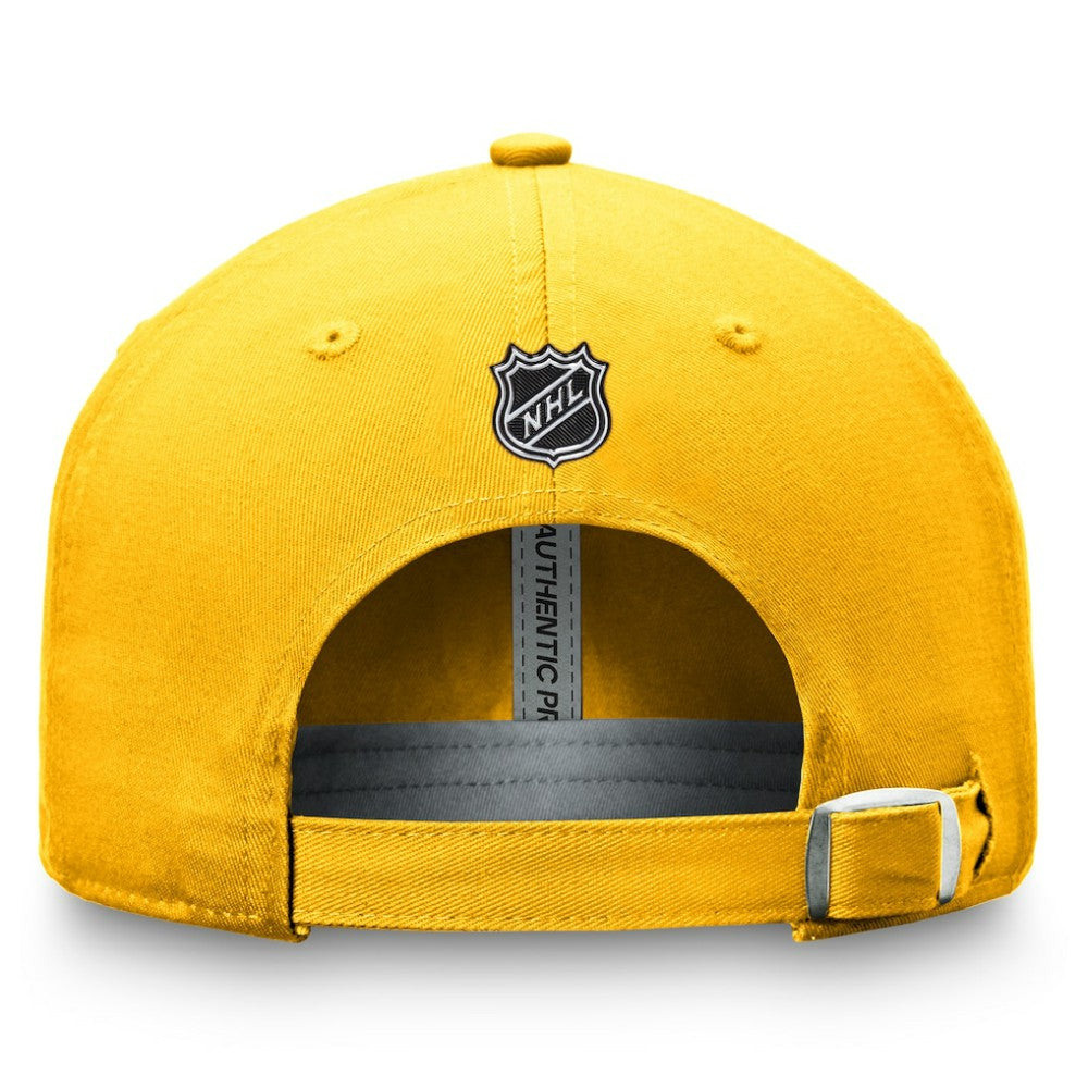 Nashville Predators Fanatics Authentic Pro Prime Adjustable Hat – Gold Outlet