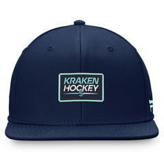 Seattle Kraken Fanatics Authentic Pro Prime Snapback Hat – Deep Sea Blue Outlet