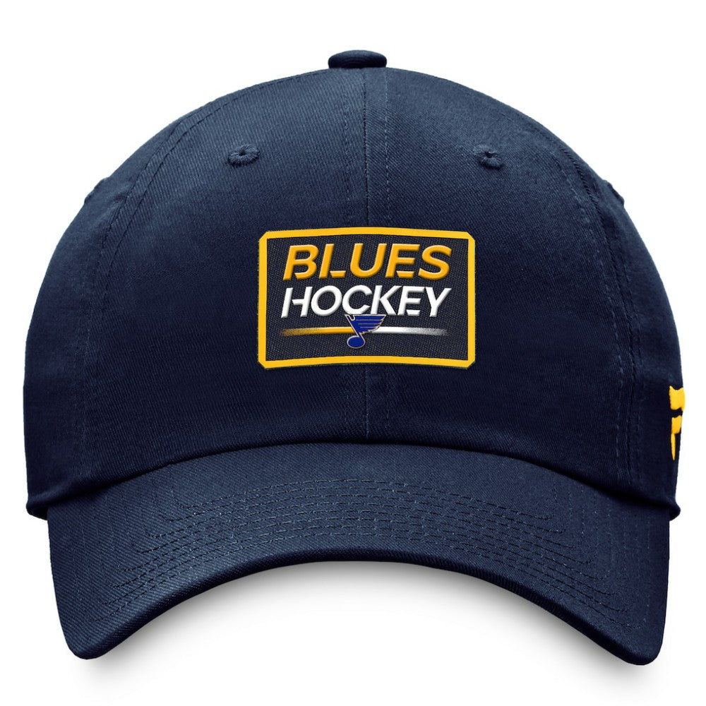 St. Louis Blues Fanatics Authentic Pro Prime Adjustable Hat – Navy On Sale