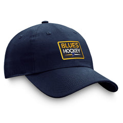 St. Louis Blues Fanatics Authentic Pro Prime Adjustable Hat – Navy On Sale
