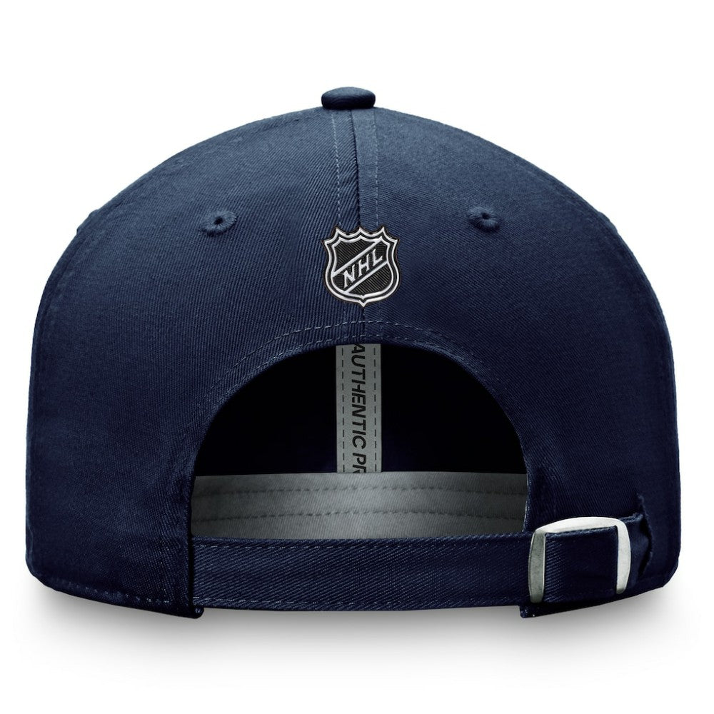 St. Louis Blues Fanatics Authentic Pro Prime Adjustable Hat – Navy On Sale