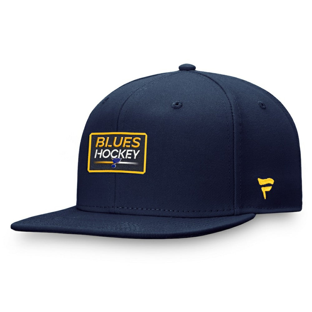 St. Louis Blues Fanatics Authentic Pro Prime Snapback Hat – Navy Discount
