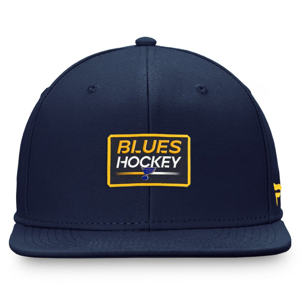 St. Louis Blues Fanatics Authentic Pro Prime Snapback Hat – Navy Discount
