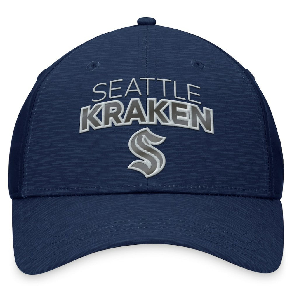 Seattle Kraken Fanatics Authentic Pro Road Stack Logo Flex Hat Online
