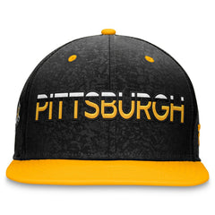 Pittsburgh Penguins Fanatics Authentic Pro Rink Two-Tone Snapback Hat – Black/Gold Discount