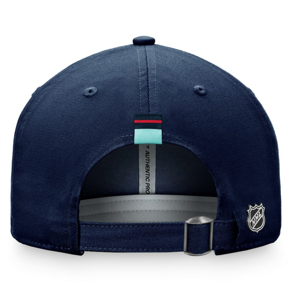Seattle Kraken Fanatics Women's Authentic Pro Rink Adjustable Hat For Sale