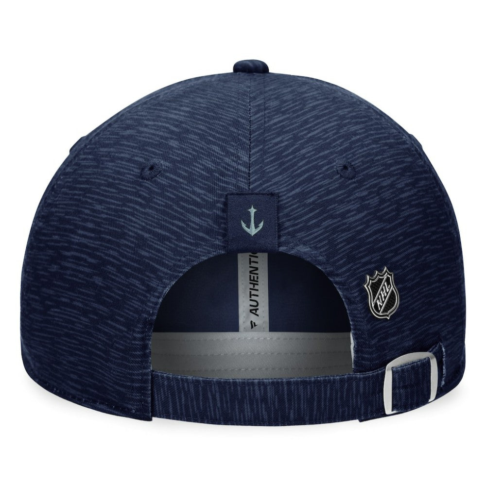 Seattle Kraken Fanatics Authentic Pro Road Adjustable Hat Online