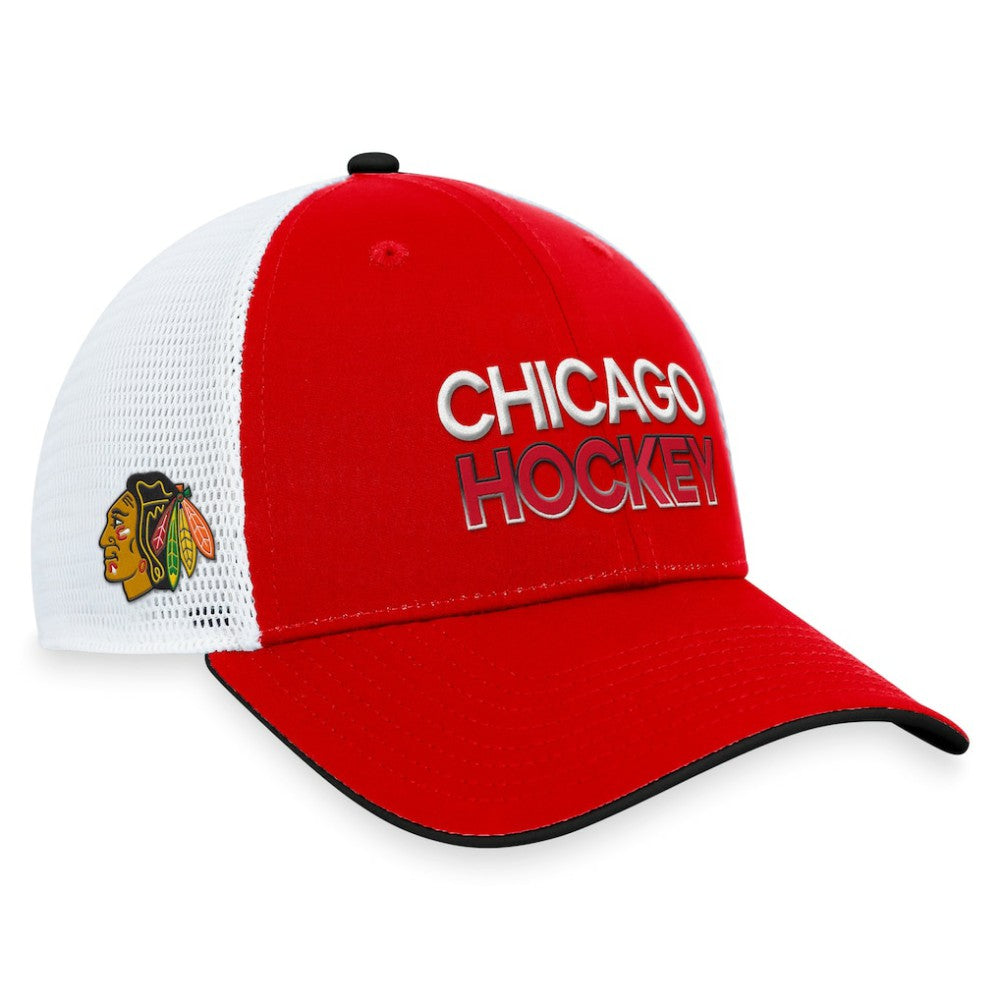 Chicago Blackhawks Fanatics Authentic Pro Rink Trucker Adjustable Hat Sale