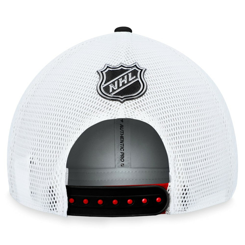 Chicago Blackhawks Fanatics Authentic Pro Rink Trucker Adjustable Hat Sale