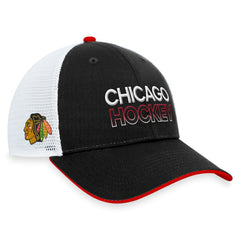 Chicago Blackhawks Fanatics Authentic Pro Rink Trucker Adjustable Hat On Sale