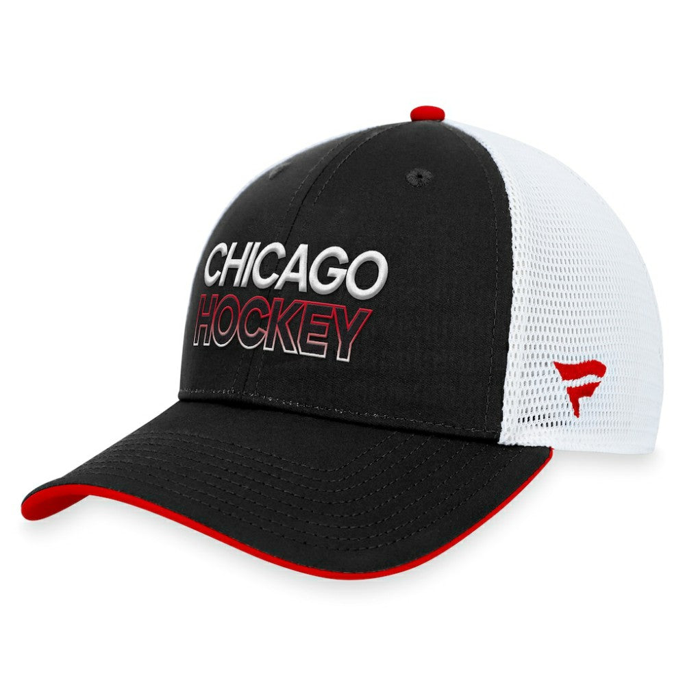 Chicago Blackhawks Fanatics Authentic Pro Rink Trucker Adjustable Hat On Sale