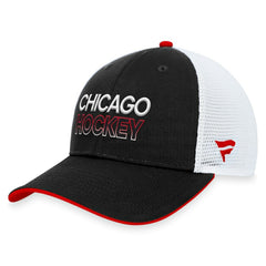 Chicago Blackhawks Fanatics Authentic Pro Rink Trucker Adjustable Hat On Sale