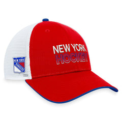 New York Rangers Fanatics Authentic Pro Rink Trucker Adjustable Hat Discount