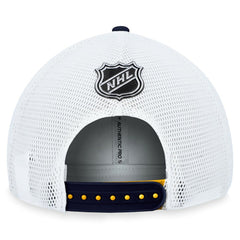 St. Louis Blues Fanatics Authentic Pro Rink Trucker Adjustable Hat Outlet