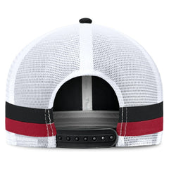 Atlanta Falcons Fanatics Fundamentals Side Stripe Trucker Adjustable Hat