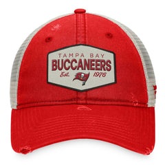 Tampa Bay Buccaneers Fanatics Heritage Patch Trucker Adjustable Hat