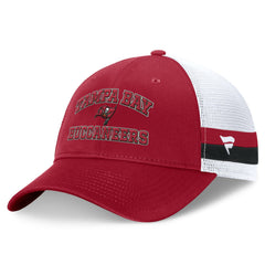 Tampa Bay Buccaneers Fanatics Fundamentals Side Stripe Trucker Adjustable Hat