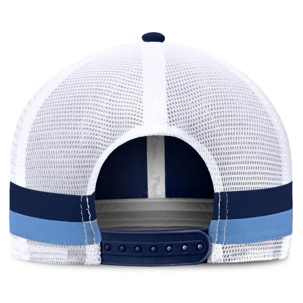Tennessee Titans Fanatics Fundamentals Side Stripe Trucker Adjustable Hat
