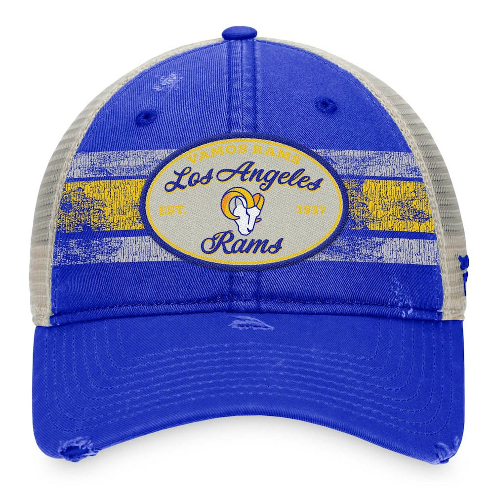 Los Angeles Rams Fanatics Heritage Trucker Adjustable Hat