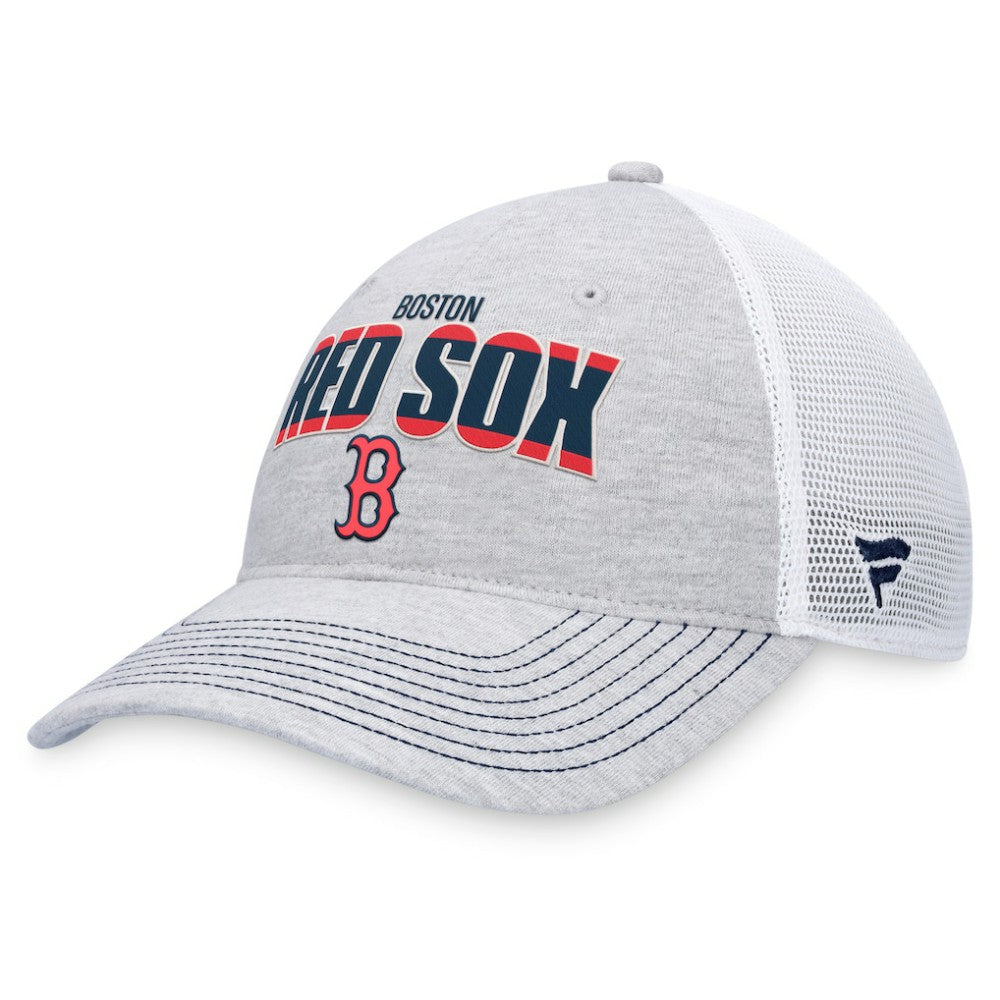 Boston Red Sox Fanatics Logo Trucker Adjustable Hat | MLB On Sale